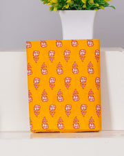 Hand Printed Cotton Unstitched Suits for Women - Traditional Indian Clothing